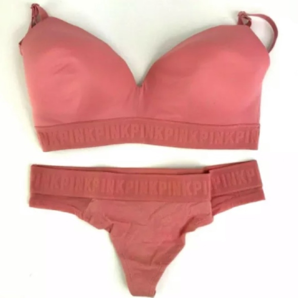 PINK VS 34D M Wear Everywhere padded Wireless Set